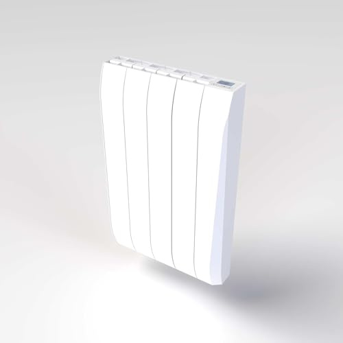 Moda Smartstone Ceramic Electric Radiator - WiFi Controlled Wall Mounted Heater with Heat-Retentive Ceramic Core, Smart Life App, Open Window Detection and DIY INstall (1000w)