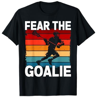 Fear the Goalie Lacrosse Stick & Helmet Women & Girls T-Shirt