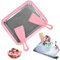 ACTOYS Ice Cream Rolls Machine, Piastra Fredda Per Gelato, Macchina per Gelato con 2 Spatole, Rolled Ice Cream Maker, Creatore di Gelato Istantaneo per Sorbetto, Yogurt Congelato (Rosa)