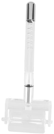 BAZEITFLOW Roulette Verre pour Appareil Facial Haute Accessoire Remplacement pour Massage Visage Tonification et Soin Peau et Portable Compatible avec Outils Beauté