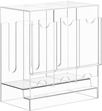 Booster Pack Dispenser | Sammelkarten-Packs mit 3 Fächern | Platzsparender Organizer für Schlafzimmer, Geschäft, Spiele, Handel, Zuhause, Arbeitsplatz