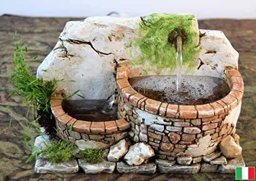 Presepe Fontana con Acqua in Movimento