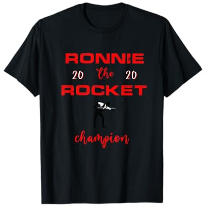 Herren Ronnie O'sullivan The Rocket 2020 Snooker Champion T-Shirt