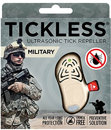 Tickless Military Ultraljud Anti-fästingmedel för alla åldrar - beige
