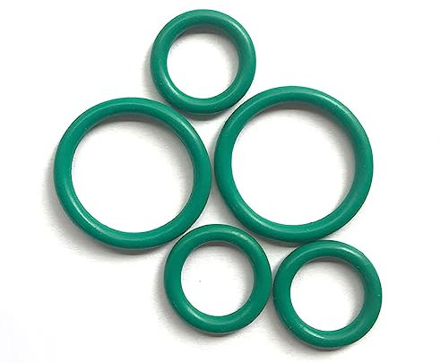 Stück grüne Dicke CS 2,65 mm Gummiring O-Ringe Dichtungen ID 5,3/6/7,1/7,5–48,7 mm O-Ring-Dichtung Dichtung Kraftstoffscheibe-28 x 2,65 mm
