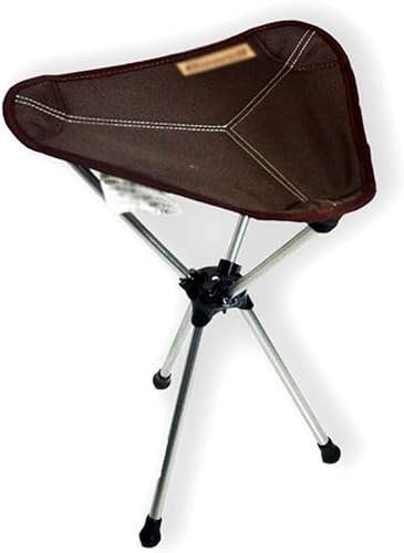 MaikOn Faltbank, tragbare Faltstühle, Ultraleichter Klapphocker, Stabiler Dreieckshocker, Parkbank, Faltbarer Angelhocker, Grillhocker, Outdoor-Hocker