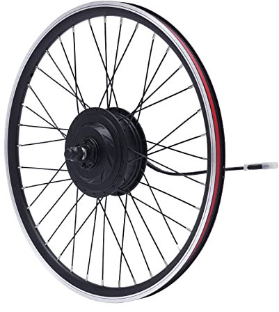 Elektromotor Umbausatz 36V 500W, Bike Conversion Kit Vorderrad Umbausatz, 27,5 Zoll Elektro-Fahrrad, Brushless Motor, LCD-Display, Aluminiumlegierung, 82% Effizienz