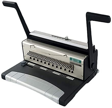 Bürozubehör, Rundloch-Eisenring-Bindemaschine, 34-Loch-Dokumentenkalender, Tischkalender, Stanz- und Bindemaschine, Doppelspulen-Bindemaschine