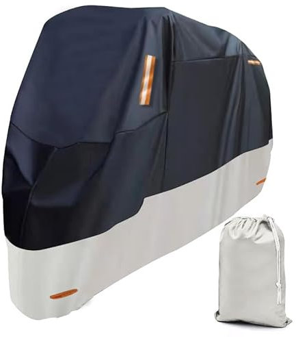 YHNQFB Motorrad Abdeckplane Speziell für Duke 890 R 890 Duke R, Motorradabdeckung Outdoor Wasserdicht UV-Beständiges Motorradgarage 420D Oxford Stoff Abdeckplane,Blackstyle