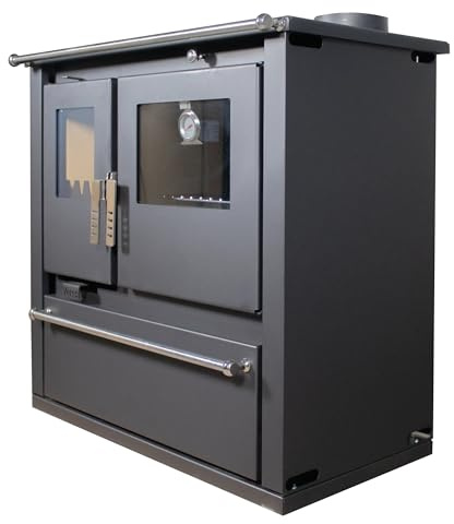 EEK A+ - Verso CS Plus Küchenofen Kaminofen Holzherd 7.7 kW - Schwarze