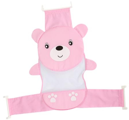 TOYANDONA 3st Badenetz Für Kinder Für Die Babyparty Badesitz-stütznetz -badewanne Badestützmatte Babybadewanne Kinderhängematte Drehbarer Badesitz Stand Baumwolle Rosa