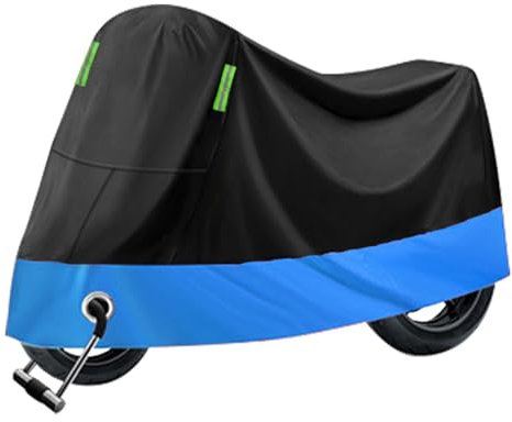 xytdatc Fundas para Motos para Yamaha YZF- R6 YZFR6 YZF R6, Exterior Funda Protectora para Motocicleta Motorcycle Cover Impermeable Anti UV Accesorios,D Black Blue