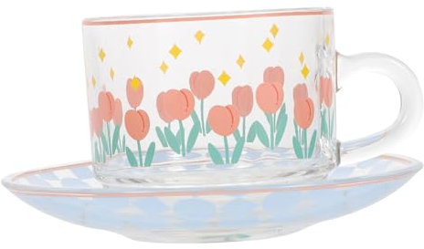 DECHOUS Vintage Teetassen-set Mit Untertasse Und Großzügiges Design Für Familie Und Freunde