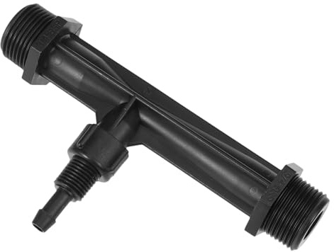 YOSADIER Venturi 3/4' Externa Negro Rosca para Fertilización Plástico Inyector y Riego de Líquida Compactos en Plantas Jardines