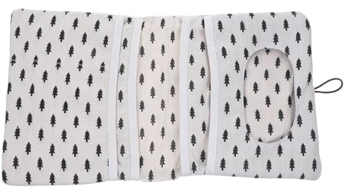ZUNOXAZ Windeltasche Leichte Wiederverwendbare aus Polyester und Baumwolle Cartoon Design mit Knopfverschluss für Kinderwagen und Handtuchhalter