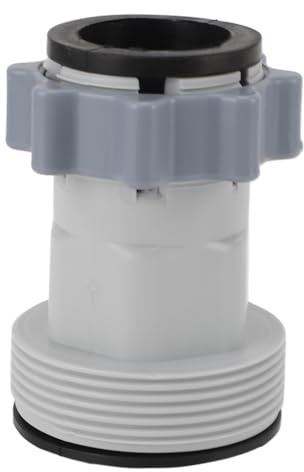 Reemplazo del Adaptador de Manguera de Piscina, Conector Roscado a Prueba de Fugas de 2,4 Pulgadas, Kit de Conversión de Plástico Duradero para Sistemas de Piscina y SPA, Fácil