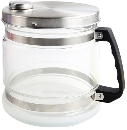 Carafe en verre de 4 l pour distillateur, carafe d'eau distillée de rechange compatible avec filtre distillateur d'eau de comptoir