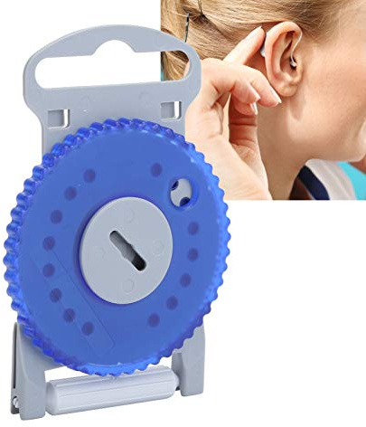 HF4 Pro Earwax Ear Guard Filters, Hearing Aid Protection Waterproof Cover Hearing Assistance Accessories for Siemens/Signia/Rexton(Blue)