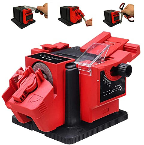Universal Sharpening Station, Multifunctional Sharpener Professional Knife & Chisel & HSS Drill Electric Multitask Sharpening Machine