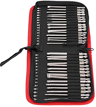 30pcs Puntas de Destornillador de Manija Hexagonal, Largo Destornillador Bits, Puntas de destornillador, Punta De Destornillador Niquelada Para Mantenimiento 150 mm