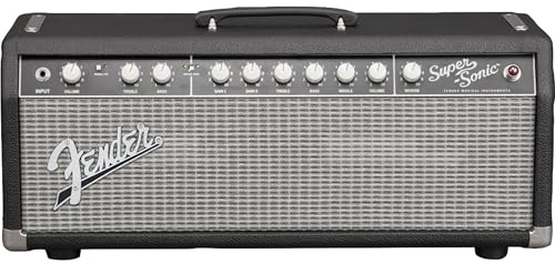 Fender Super- 22 Head Black and Silver - Röhren Topteil für E-Gitarre