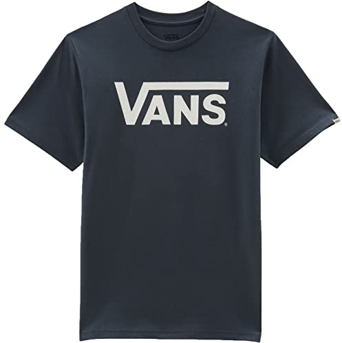 Vans Unisex-Kinder Classic T-Shirt, Indigo-Marshmallow, M