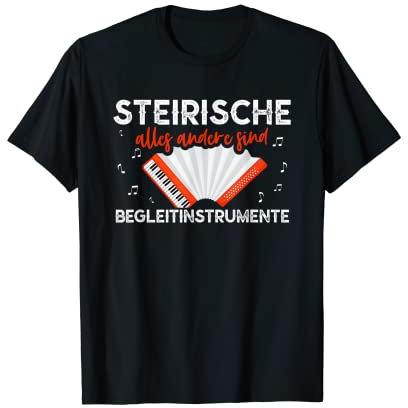 Steirische Ziehharmonika Harmonika Akkordeon Akkordeonspiel T-Shirt