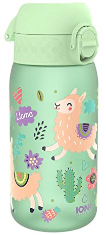 ION8 Vattenflaska För Barn, 350 ml/12 oz, Läcksäker, Lätt att Öppna, Säkert Lås, Diskmaskinssäker, BPA-fri, Bärhandtag, Enkel att Rengöra, Luktfri, Koldioxidneutral, BPA-fri, Lamor