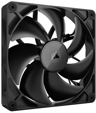 CORSAIR iCUE LINK RX140 140mm PWM-Lüfter - Magnetisches Kuppellager - Einzelner Lüfter - Schwarz