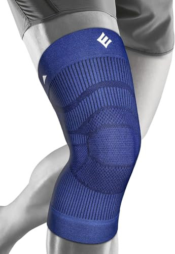 NEENCA Ultra-dünner Kniebandage für Frauen und Männer, leichteste Kniekompressionshülle mit Graphenionen, die Stoff für Kniestütze, Meniskus-Tränen-ACL