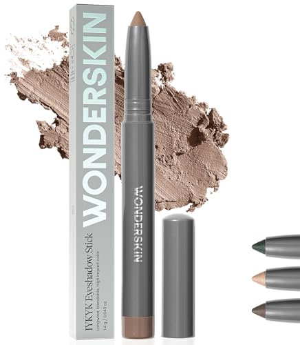 Wonderskin IYKYK Lidschattenstift – Langanhaltender Lidschattenstifte, wischfester und wasserfester Matter Lidschattenstift mit integriertem Anspitzer (Mink)