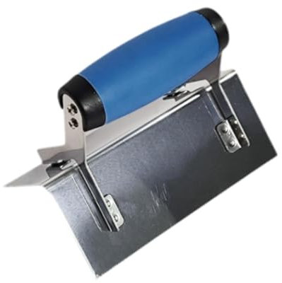 perfk Outside Inside Corner Trowel Corner Drywall Tool Stainless Steel Sheetrock External Corner Trowel, External