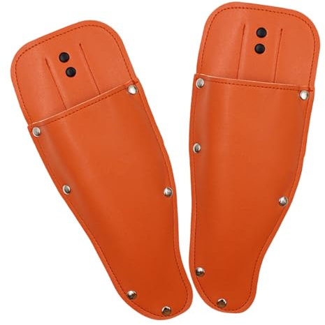 Levemolo 2piezas Tijeras Para Ramas De Fruta Funda De Cuero Herramienta De Jardinería Estuche Para Tijeras Para Podar El Jardín