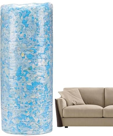 Geschredderte -Schaum-Füllung – 2,3 Kg Schaumstoff-Nachfüllung Für Kissen | Kissenfüllung Sitzsack-Nachfüllmaterial | Hochwertige Weiche Füllung | Sehr Gut Geeignet Zum Füllen Von Sitzsäcken Und