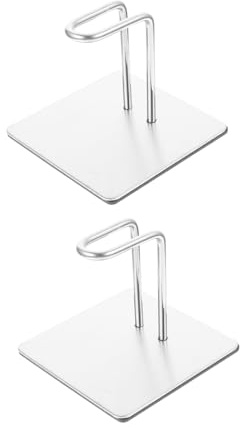 BIUDECO Supporto Magnetico Portarotolo Di Carta Assorbente in Acciaio 2 Pezzi Ganci Salvaspazio Per Cucina, Bagno e Frigorifero