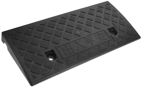 Türschwellenrampe aus Gummi mit strukturierter Oberfläche, tragbar | Skateboards und Spielzeugautos, geeignet für Türschwellen und Geschäfte, ohne Werkzeug, transportabel