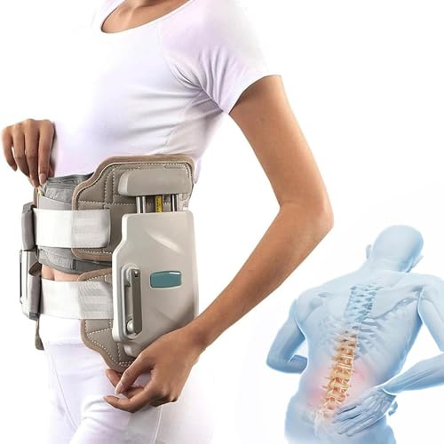 SXTYFBB Lumbar Traction Device, Herniated Disc Back Pain Relief Device Back Stretcher, Spinal Decompression Devices, Lumbar Decompression Belt