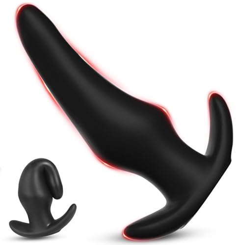 G-3.0 Plug Anal Plug Femme Débutante,Godemichets Anals Toys Anals Godes Ceintures,Plugs Anals Anal Plug Anale,Ecarteur Homme,Perles Anales Dilatateurs Couple (Noir, L)