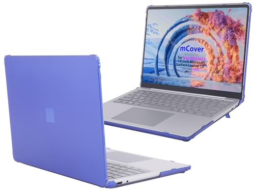 mCover case ONLY Compatible for 2025+ 13 Microsoft Surface Laptop 13 Windows PC (Model# 2095) with Snapdragon CPU & Copilot+ (NOT Fitting Other Surface Laptop) - Blue