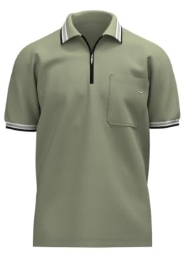 Trigema Herren Trigema Poloshirt mit Reißverschluss Poloshirt (1er Pack)