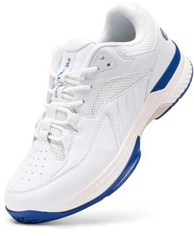 FitVille Extra Weit Tennisschuhe Herren Breit Hallenturnschuh Atmungsaktiv Training Schuhe für Tennis Badminton Walking Fitnessstudio