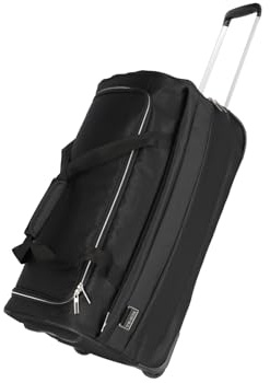 Travelite 2-Rad Trolley Reisetasche mittelgroß aus recyceltem Material, MIIGO, nachhaltige Weichgepäck Reisetasche mit Rollen, 69 cm, 71 Liter
