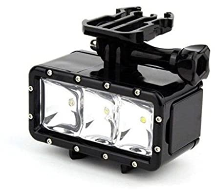 Kameratillbehör LED-ljus vattentät dykning spotlight videolampa fotografisk dyklampa för GoPro Hero 5 4 3+ 3 SJ4000