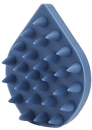 minkissy 1 st silikonschampo kam silikon schampo borste schampo baby hår skrubbare huvud massageborste schampo skrubbare huvud skrubbare kam födelsedagspresent silikon badborste badrumsborste