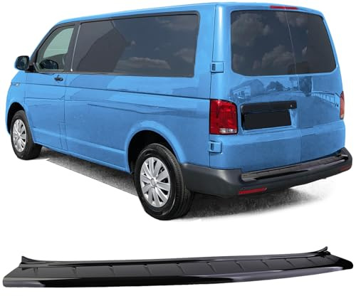 ABS Ladekantenschutz Stoßstange Schwarz Glanz für VW Bus T5 T6 mit Doppeltür