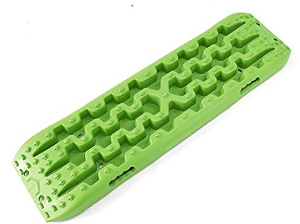 QUNINE Traktionsbretter (schwarz) – Bergungs-Traktionsschienen mit Tasche (2er-Set), Ultimatives Offroad-Streckenbrett für Fahrzeuge, grün (grün2)