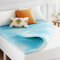 Mellow 5 cm Swirl Gel AeroBreeze Refrigeración Air Flow Memory Foam Topper Twin