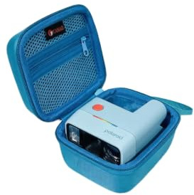 XANAD Étui pour Polaroid Go Gen 3 Gen 2, Housse de Protection-Bleu | Appareil Photo Instantané Case Rigide Étanche avec Filet Intérieur, Rangement Film Recharge, Cadeau Garçons Filles