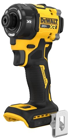 DEWALT 20V MAX 1/4 Inch Hydraulic Impact Driver,Quiet, Brushless Cordless XR Extreme Runtime, LED Halo Ring, Tool Only (DCF870B)