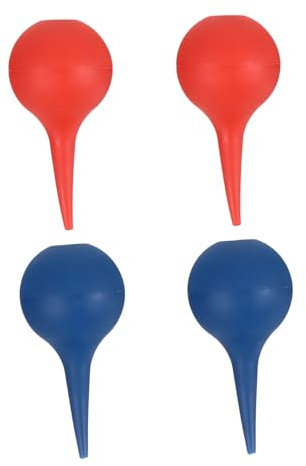 FRCOLOR 4 Stück Ohrenspritzen 75 Ml Pvc Ohrballonspritze für Kinder Erwachsene Luftballon Handpumpe zur Sicheren Reinigung von Ohren und Feinstaub Vielseitig Einsetzbar für Ohrpflege